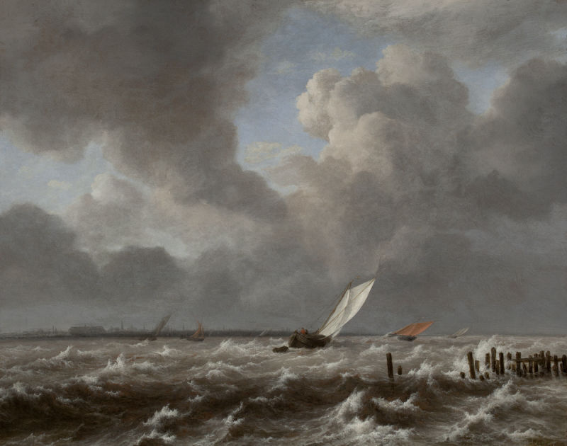 File:View of the Ij on a Stormy Day, circa 1660, by Jacob 