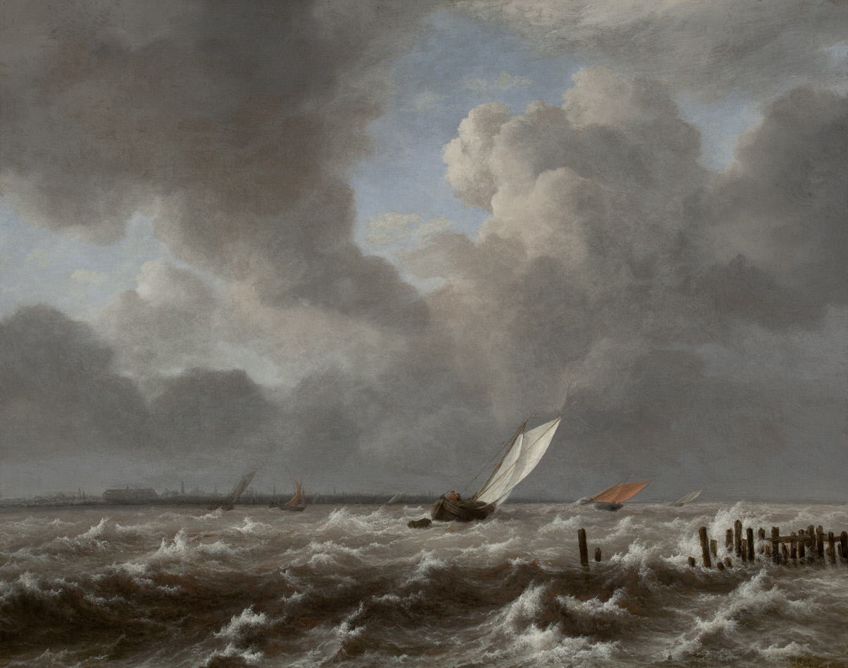 Fil:View of the Ij on a Stormy Day, circa 1660, by Jacob 