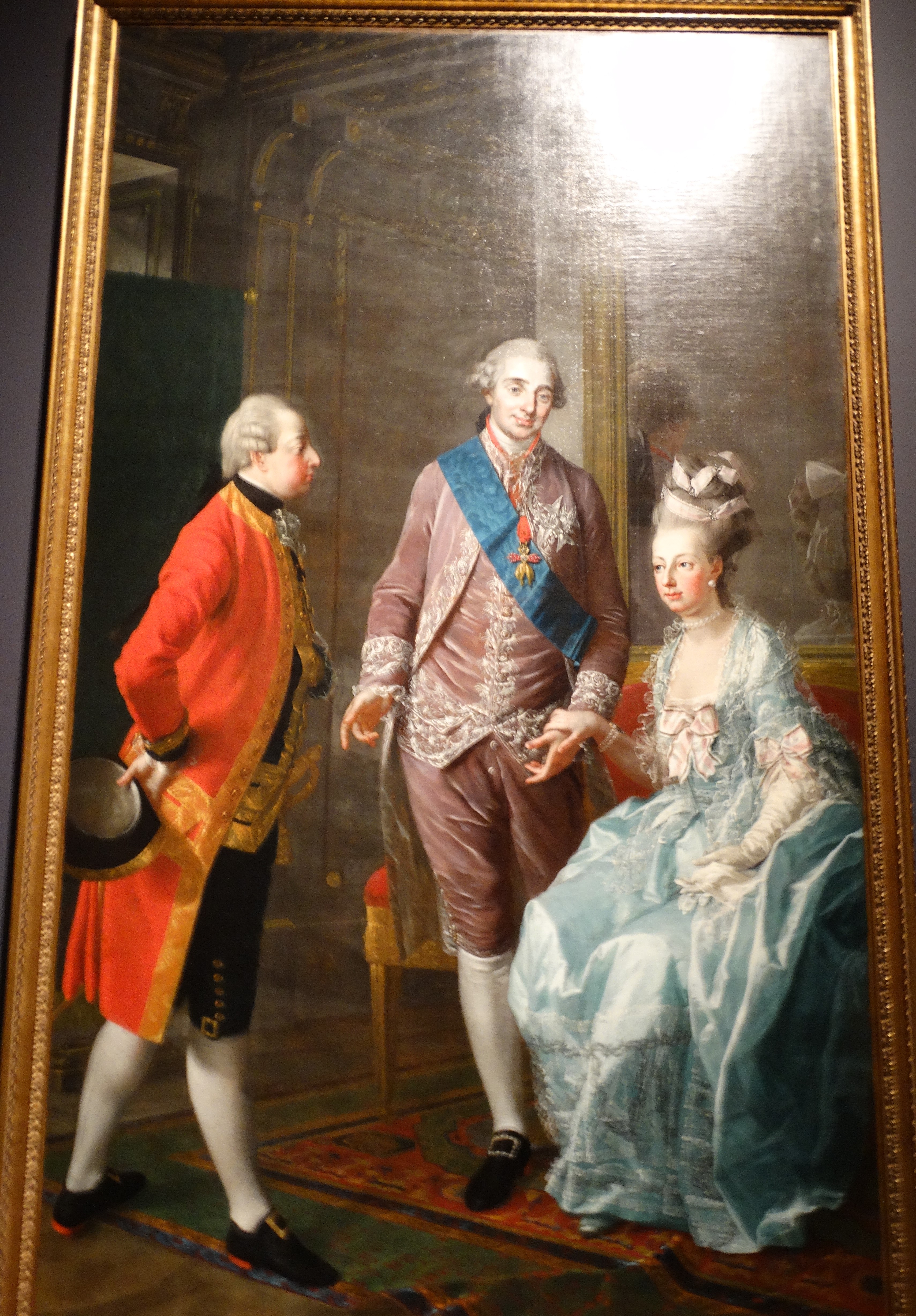 Josef Hauzinger, Marie Antoinette, Louis XVI, and the Archduke Maximilian